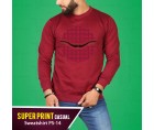 Super Print Casual Sweatshirt PS-14